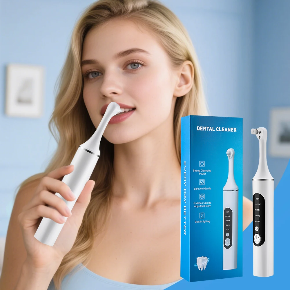 Teeth Whitening Toothbrush - Polidor de dentes elétrico, limpador de