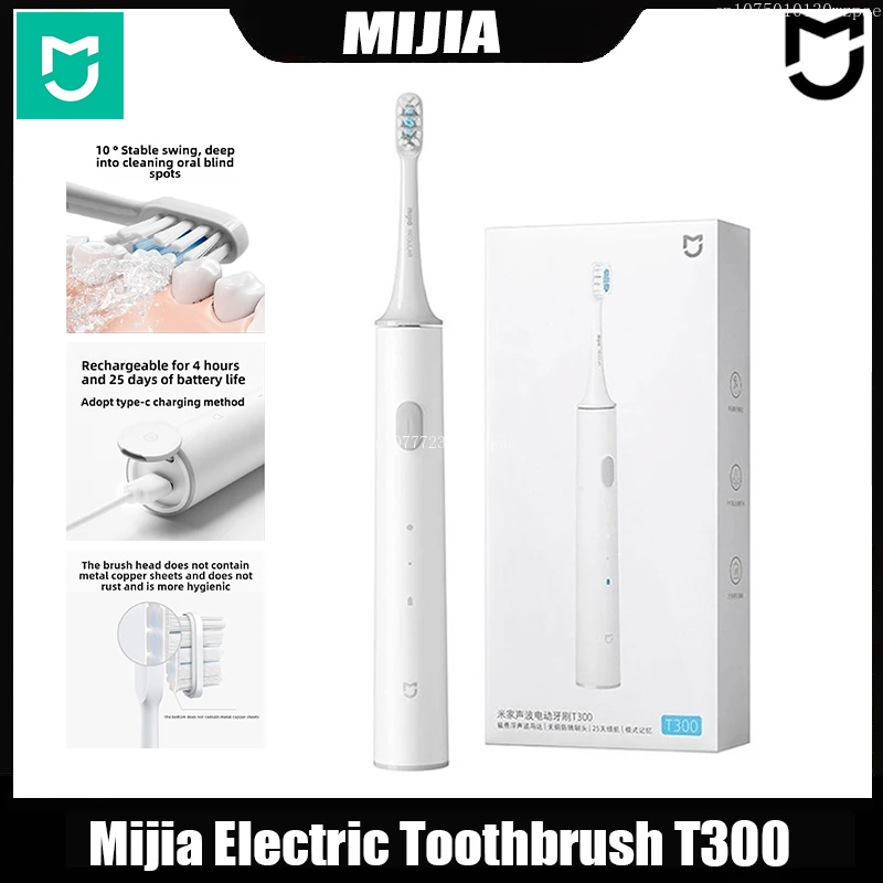 Teeth Whitening Toothbrush - Escova de dentes elétrica Mijia T300