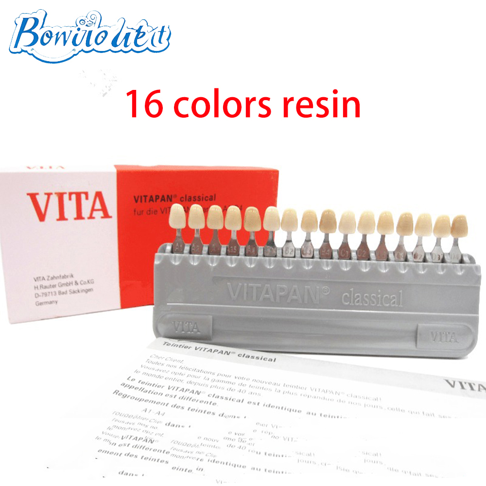 Teeth Whitening Shade Guide - Kit de Polimento Dental VITA com