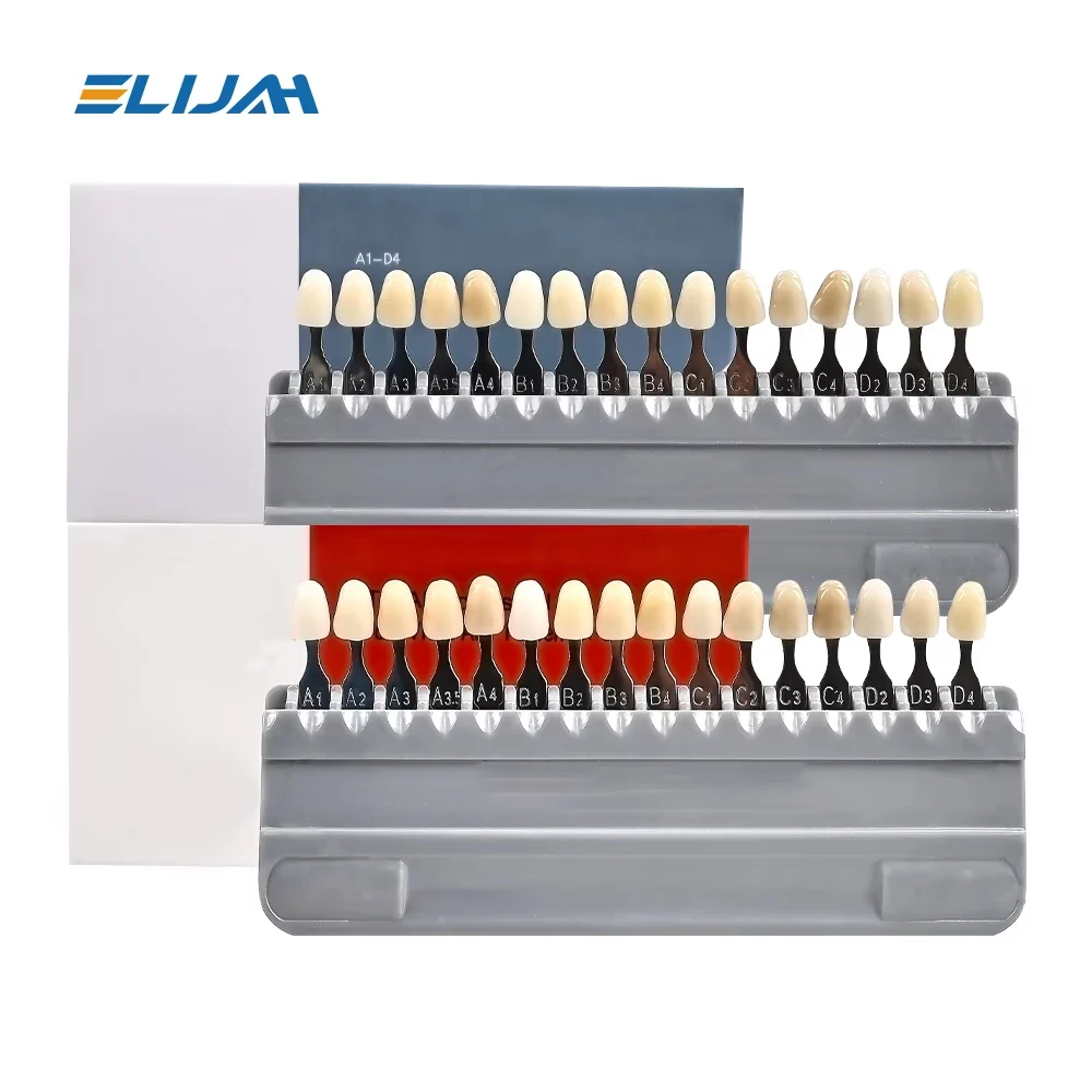 Teeth Whitening Shade Guide - ELIJAH Master Bleach Shade Guide 16