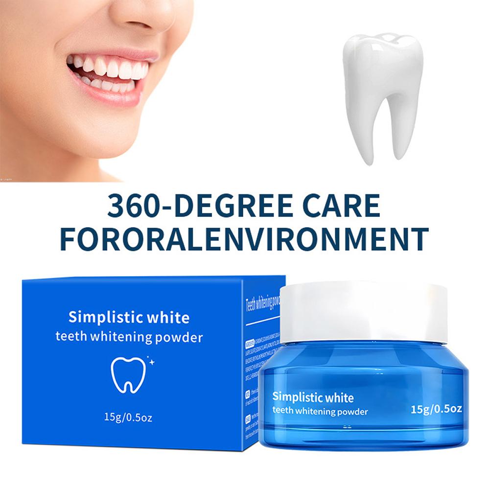 Teeth Whitening Ingredients - Pó Clareador Dental Premium 15g para