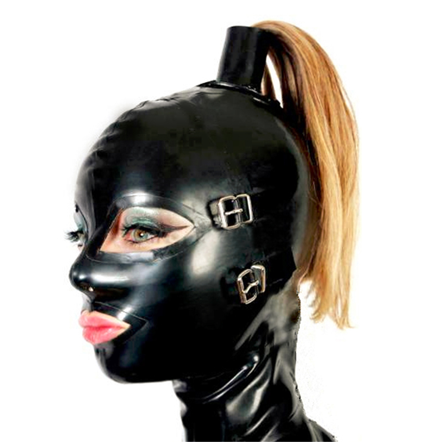 Teeth Whitening Mask - Capuzes de Látex Exóticos Personalizáveis com