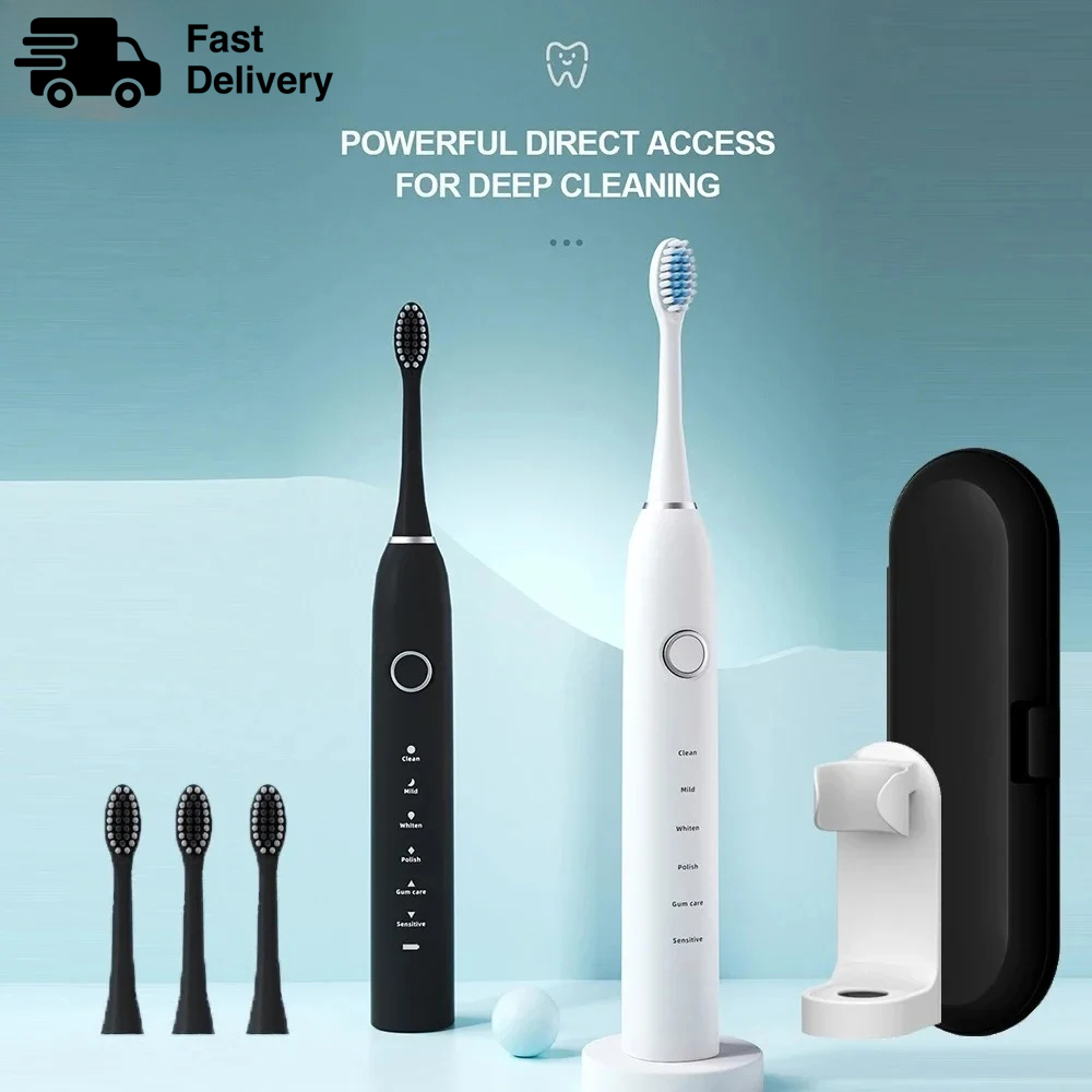 Teeth Whitening Toothbrush - Escova de Dentes Elétrica Sônica KLXKLX