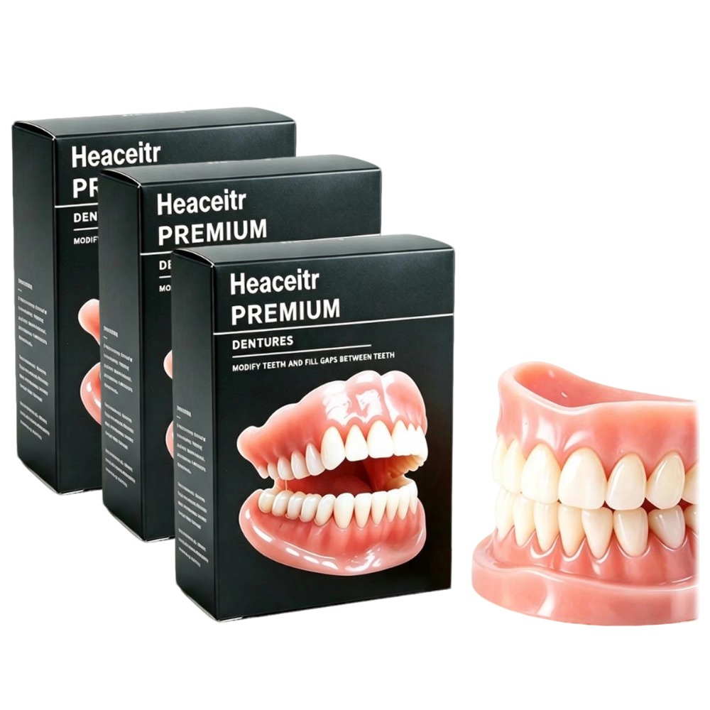 Teeth Whitening Instant - Conjunto de dentadura temporária de silicone