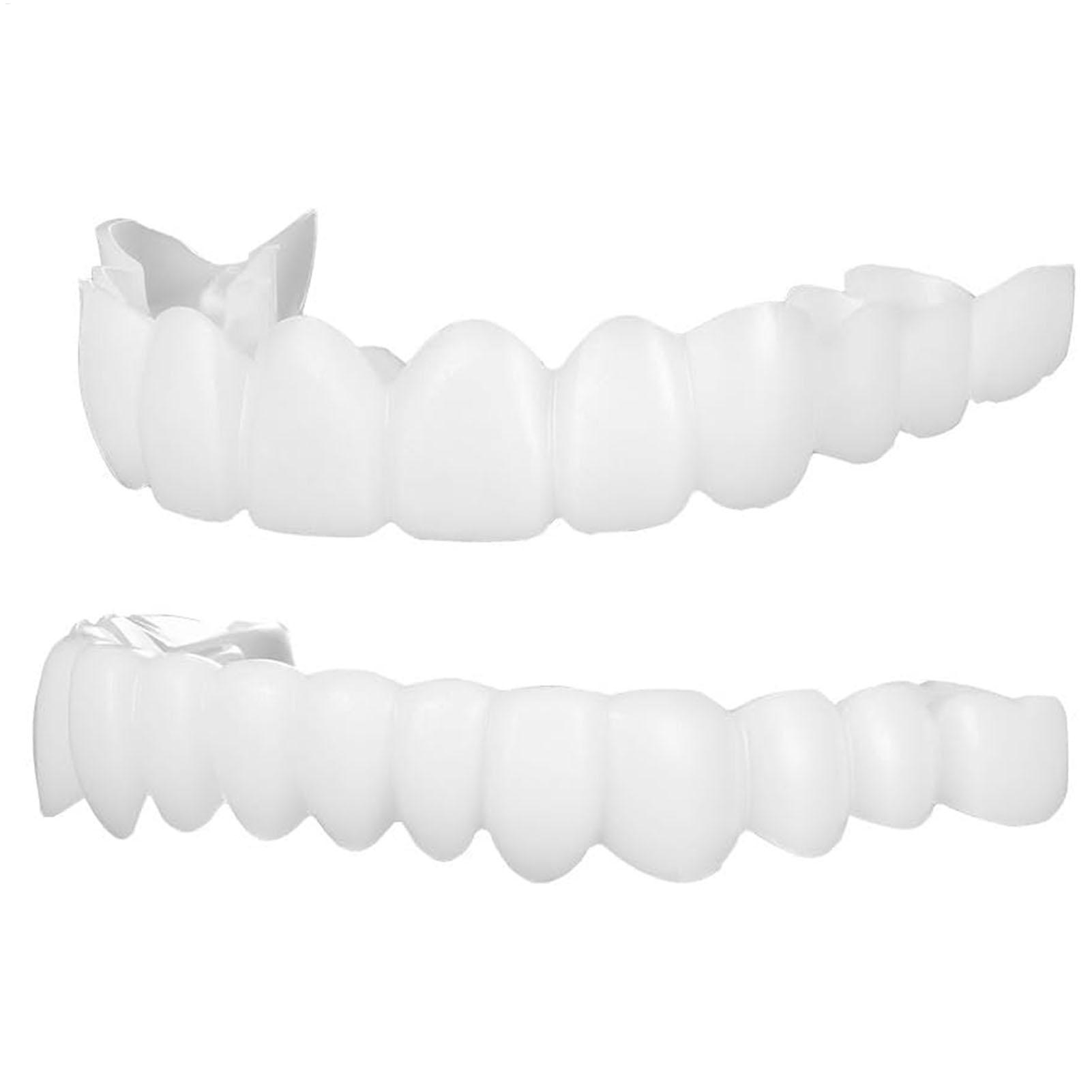 Teeth Whitening Mask - 1 par snapson dentes folheados iluminando
