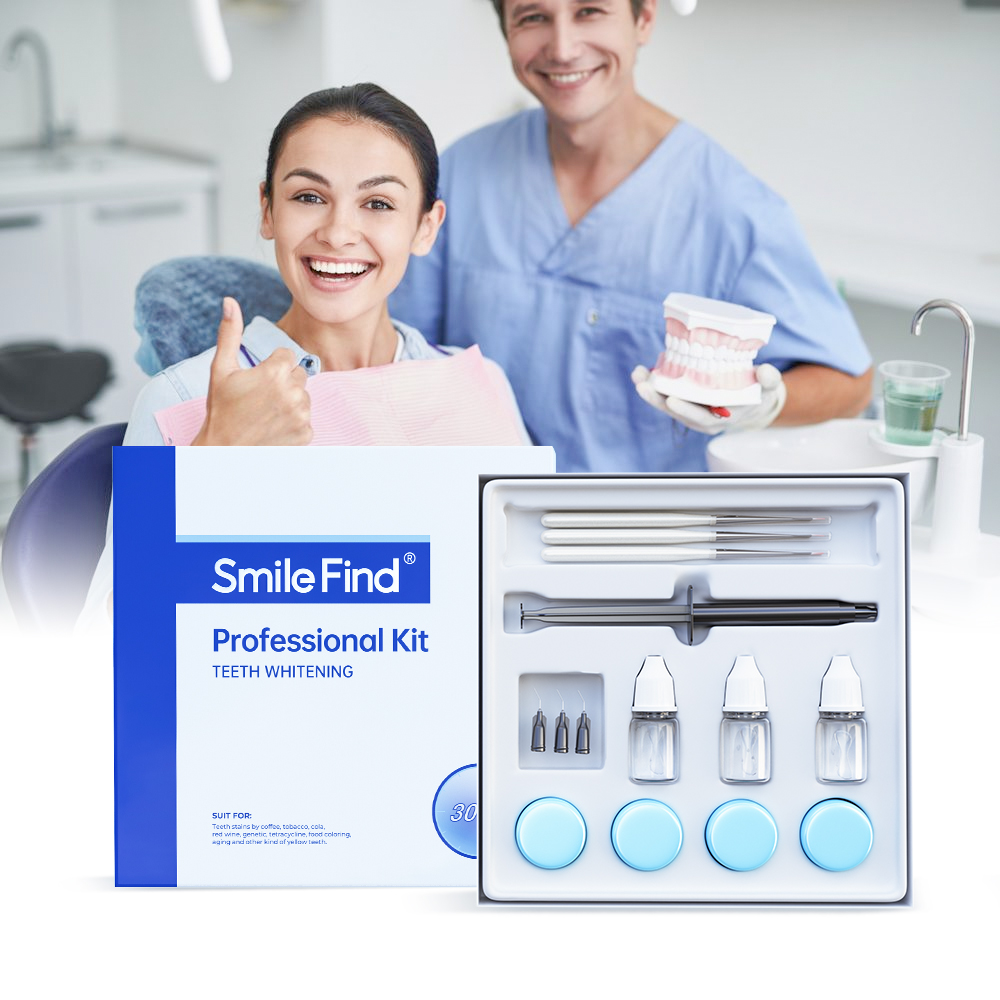 Kit de clareamento dental prof - Teeth Whitening Kit At Home avaliação e preço