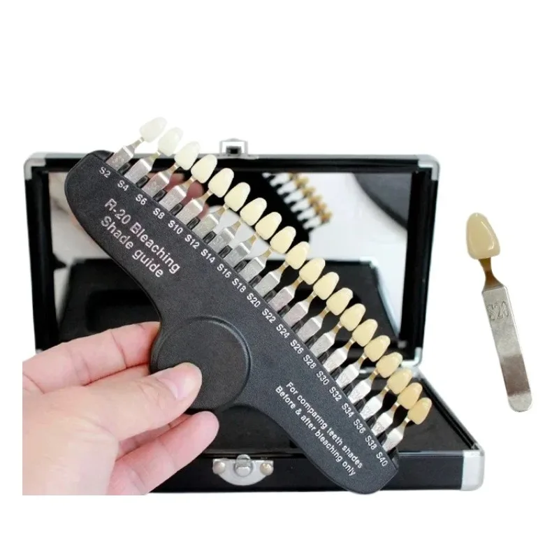 Clareamento dental profissiona - Teeth Whitening Shade Guide avaliação e preço