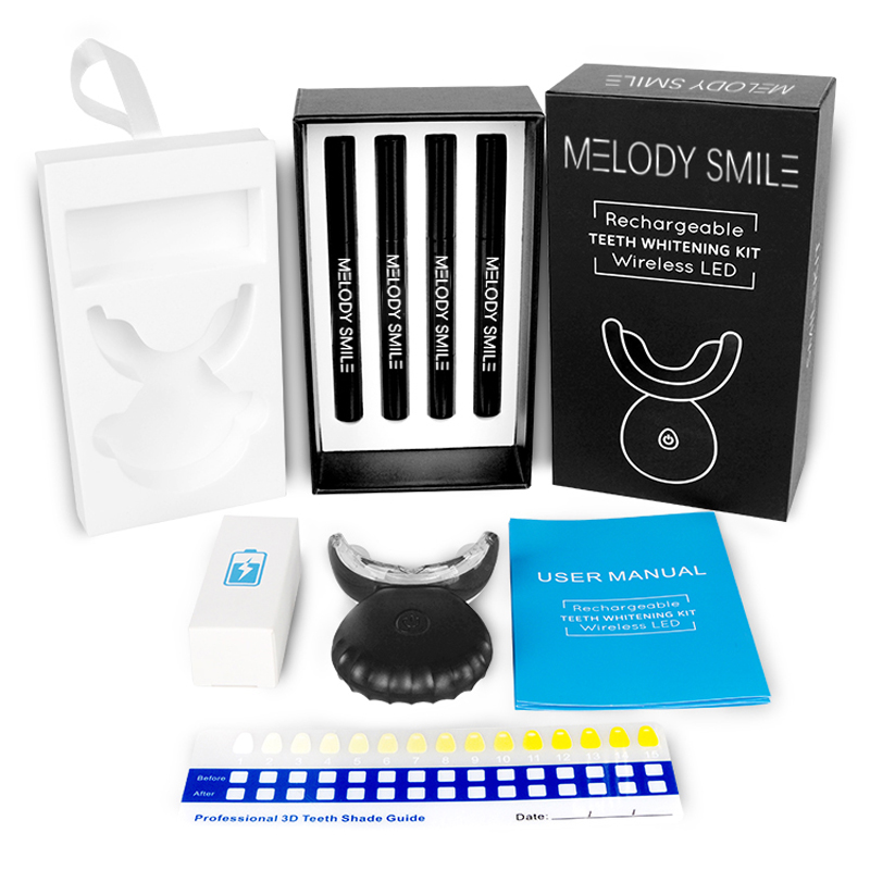 Kit de Clareamento Dental LED  - Teeth Whitening Logo avaliação e preço