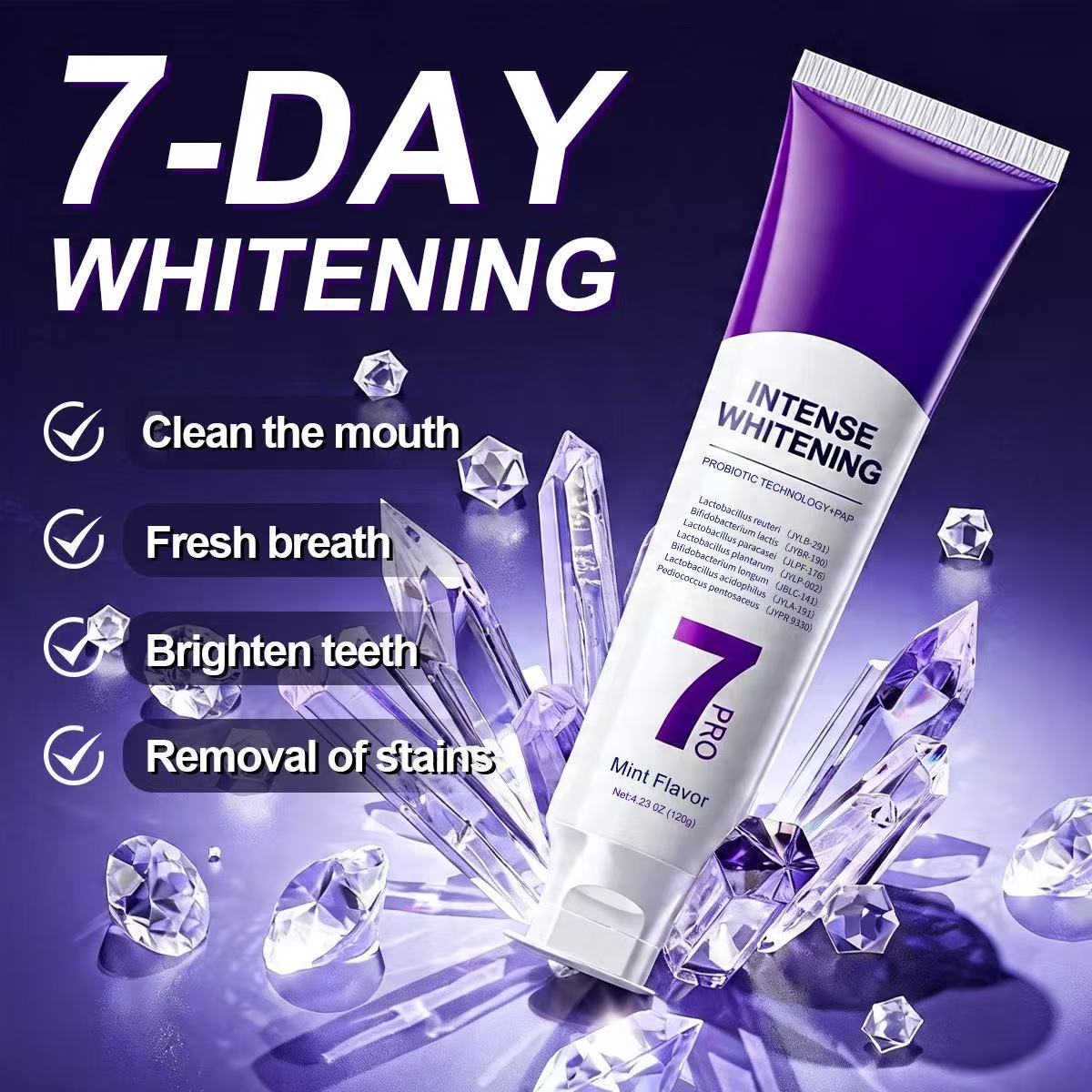 Pasta de Dente Probiótica 7-Pr - Teeth Whitening That Works avaliação e preço