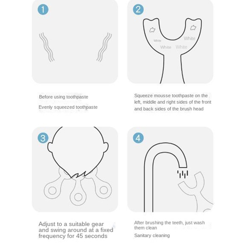 U-Shaped Silicone Toothbrush p - Teeth Whitening Toothbrush avaliação e preço