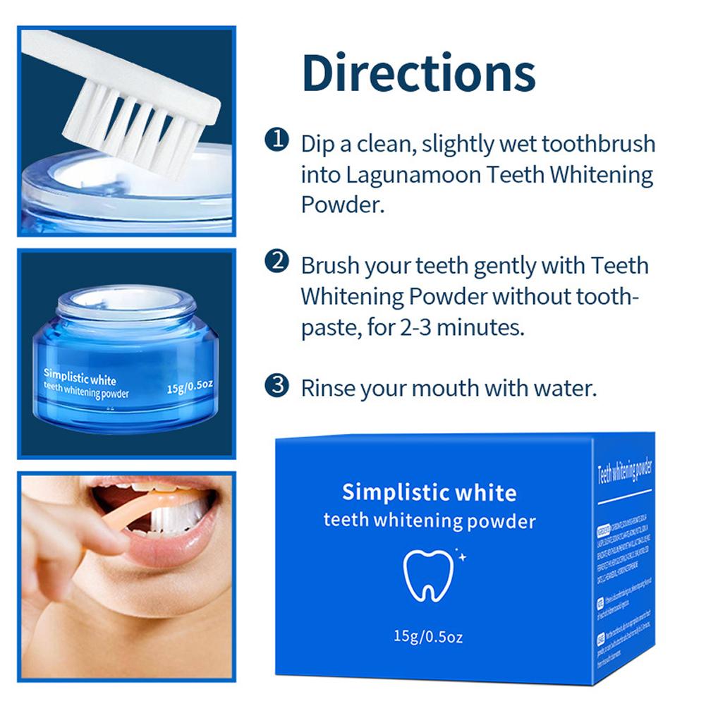 Pó Clareador Dental Premium 15 - Teeth Whitening Ingredients avaliação e preço