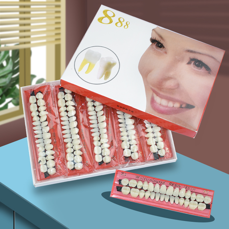 Conjunto de dentadura de resin - Teeth Whitening Shade Guide avaliação e preço
