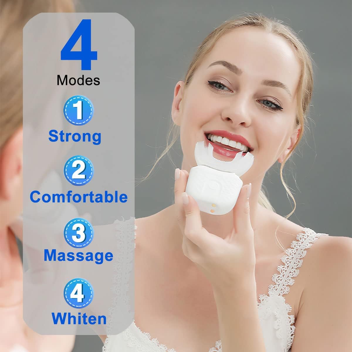 U-Shaped Escova Elétrica Autom - Teeth Whitening Toothbrush avaliação e preço