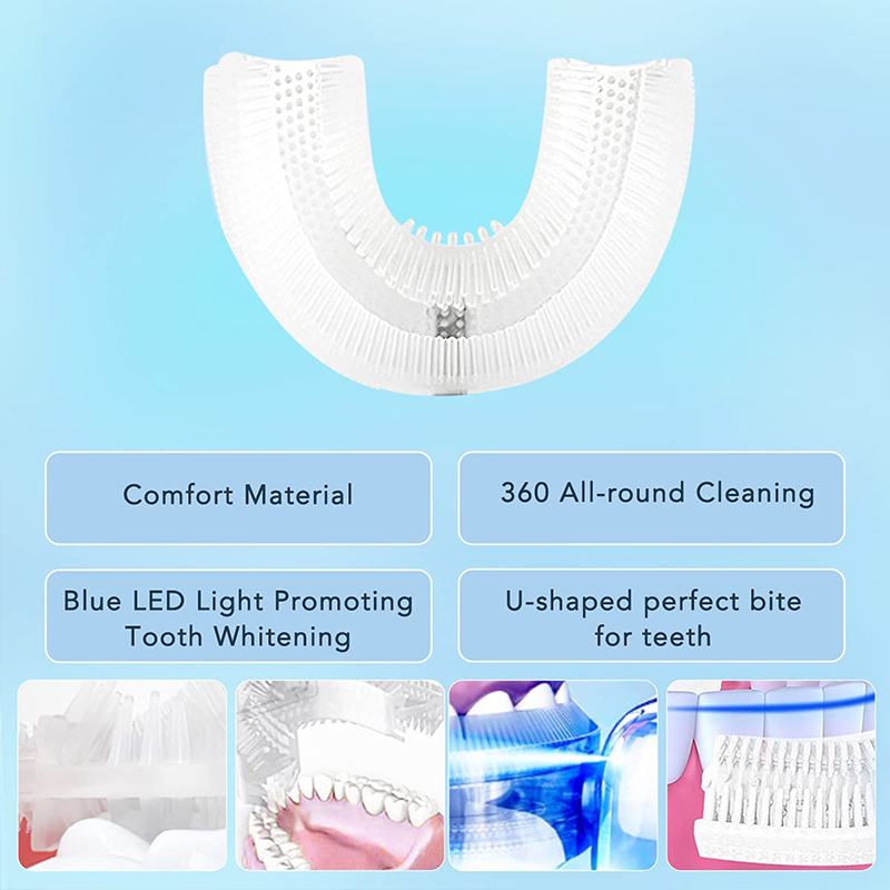 U-Shaped Escova Elétrica Autom - Teeth Whitening Toothbrush avaliação e preço