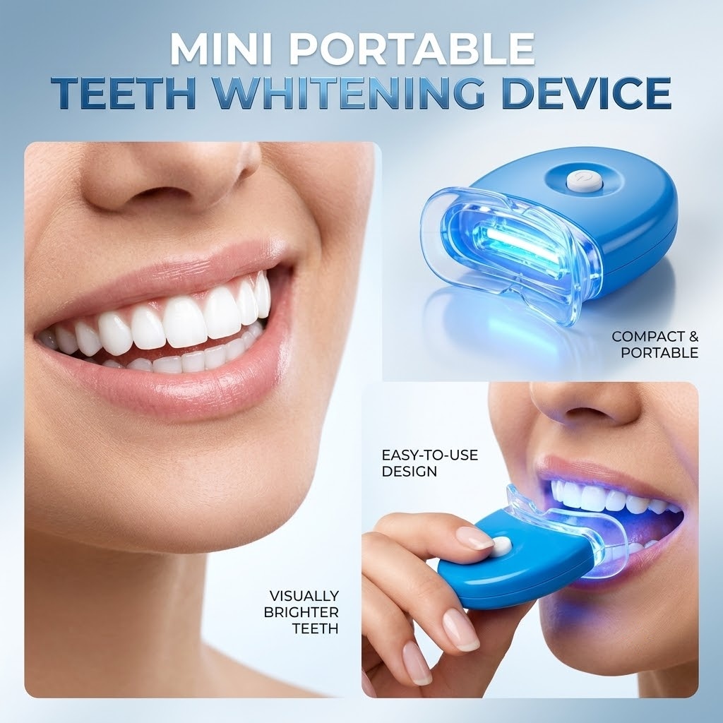 Kit de Clareamento Dental LED  - Teeth Whitening Kit At Home avaliação e preço