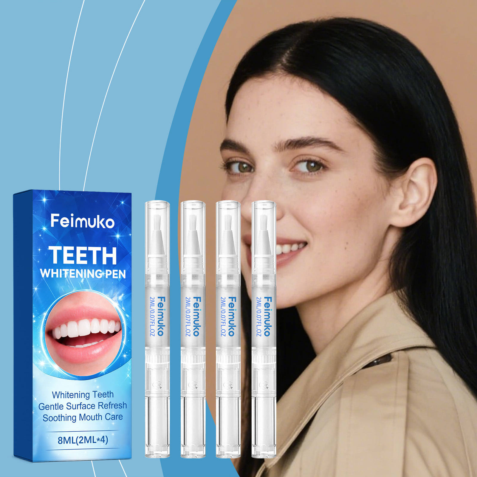 Kit de Caneta Clareadora de De - Teeth Whitening Kit At Home avaliação e preço
