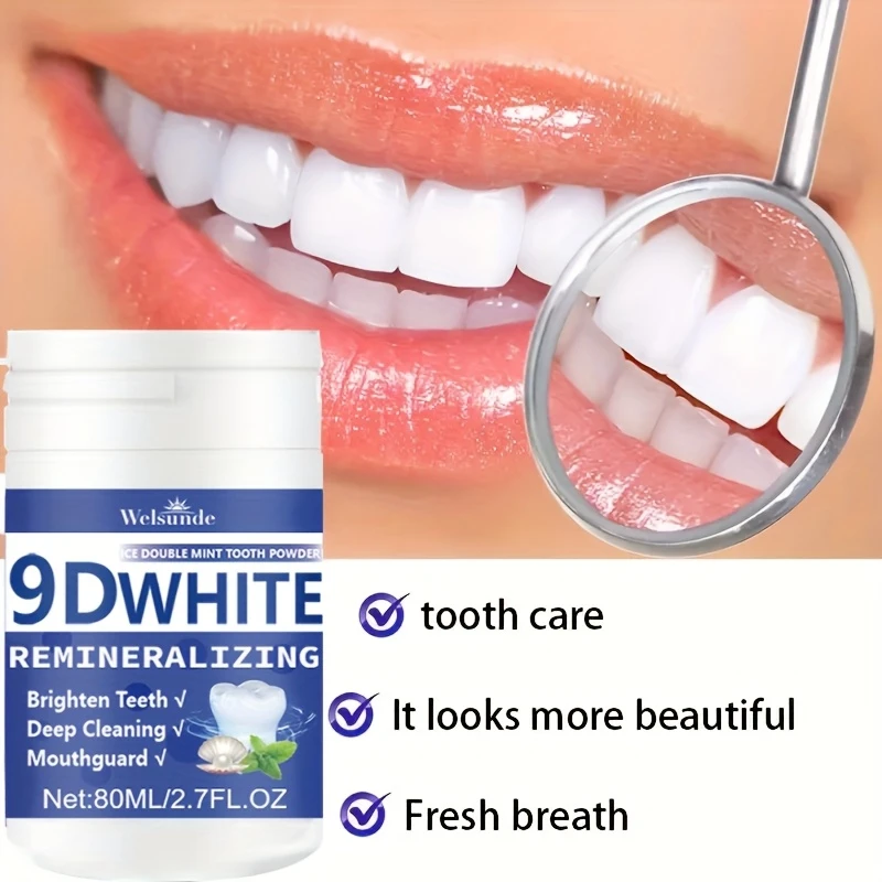Pó Dental Remineralizante 9D c - Teeth Whitening Ingredients avaliação e preço