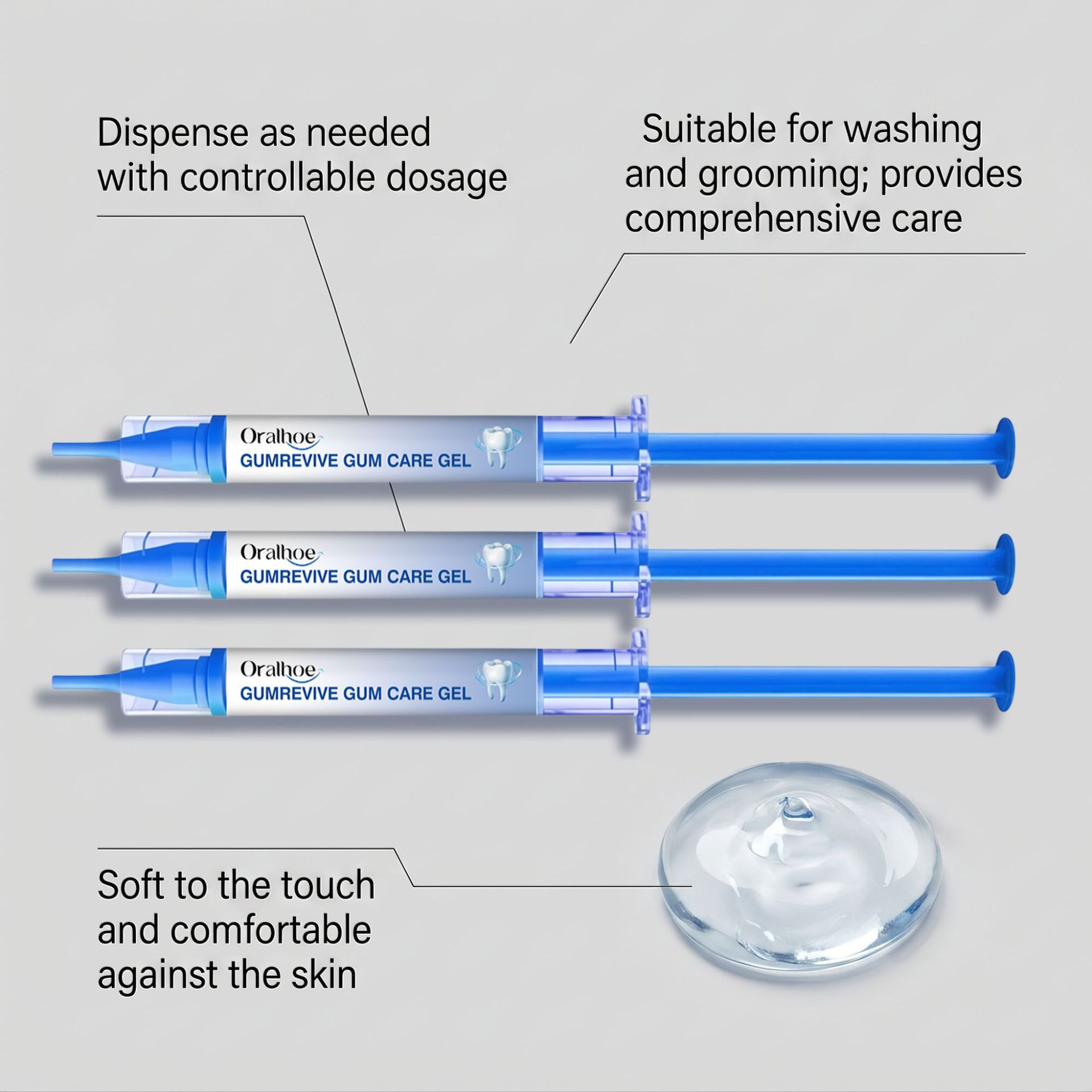 Gel para Cuidado Oral 3 Peças, - Teeth Whitening Kit At Home avaliação e preço
