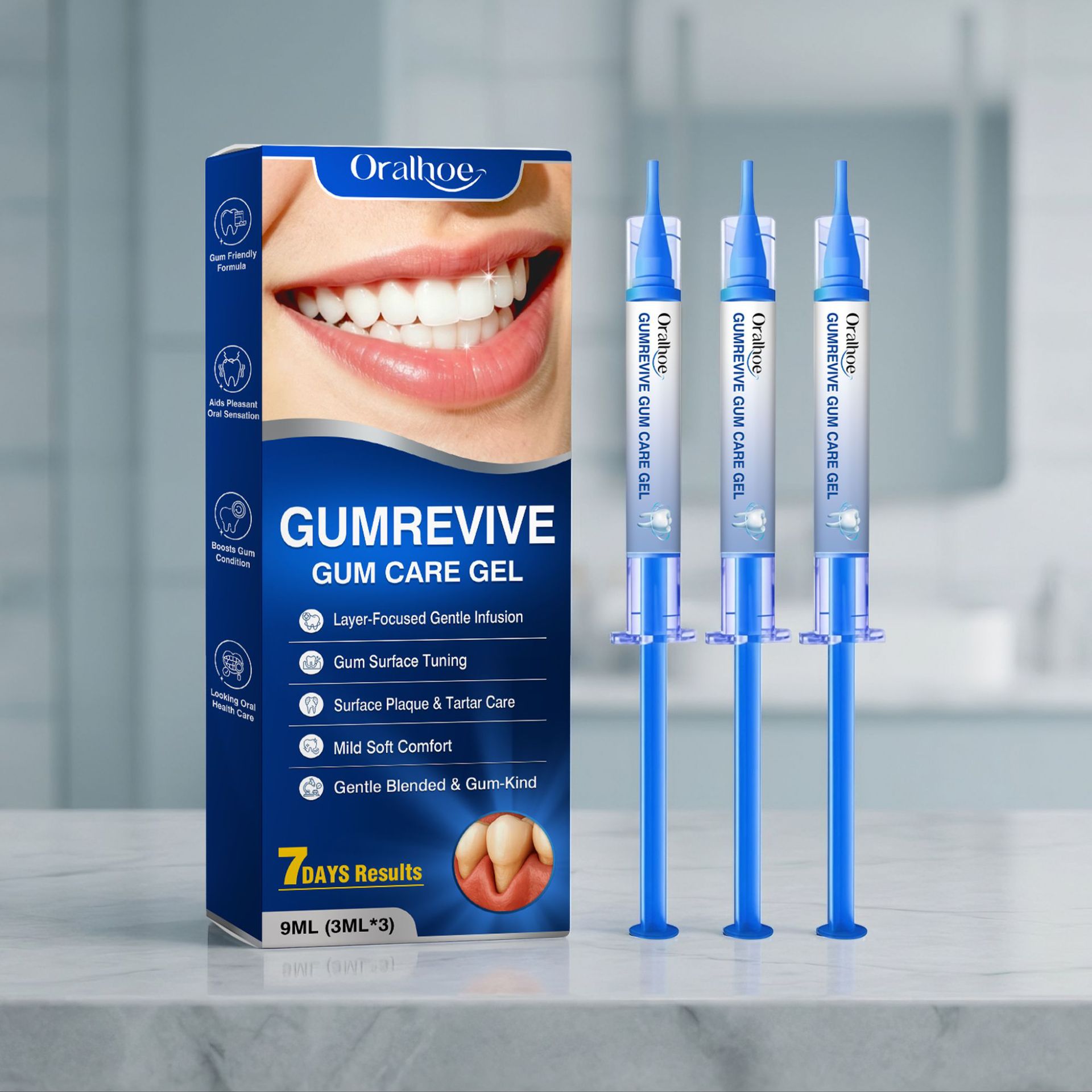Gel para Cuidado Oral 3 Peças, - Teeth Whitening Kit At Home avaliação e preço
