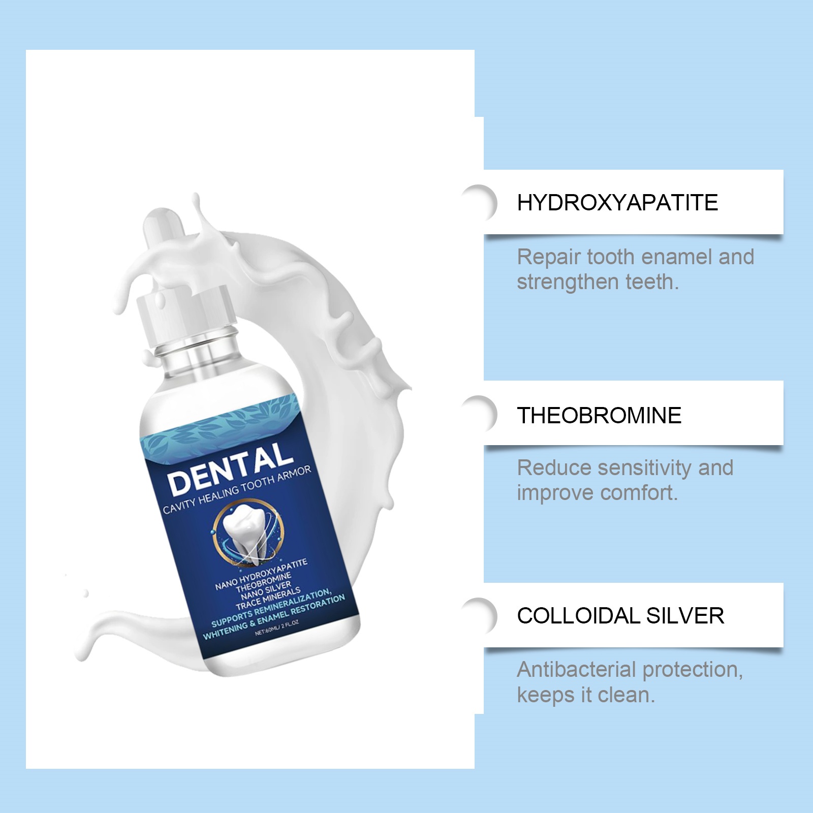 Líquido de Hidroxiapatita Nano - Teeth Whitening That Works avaliação e preço