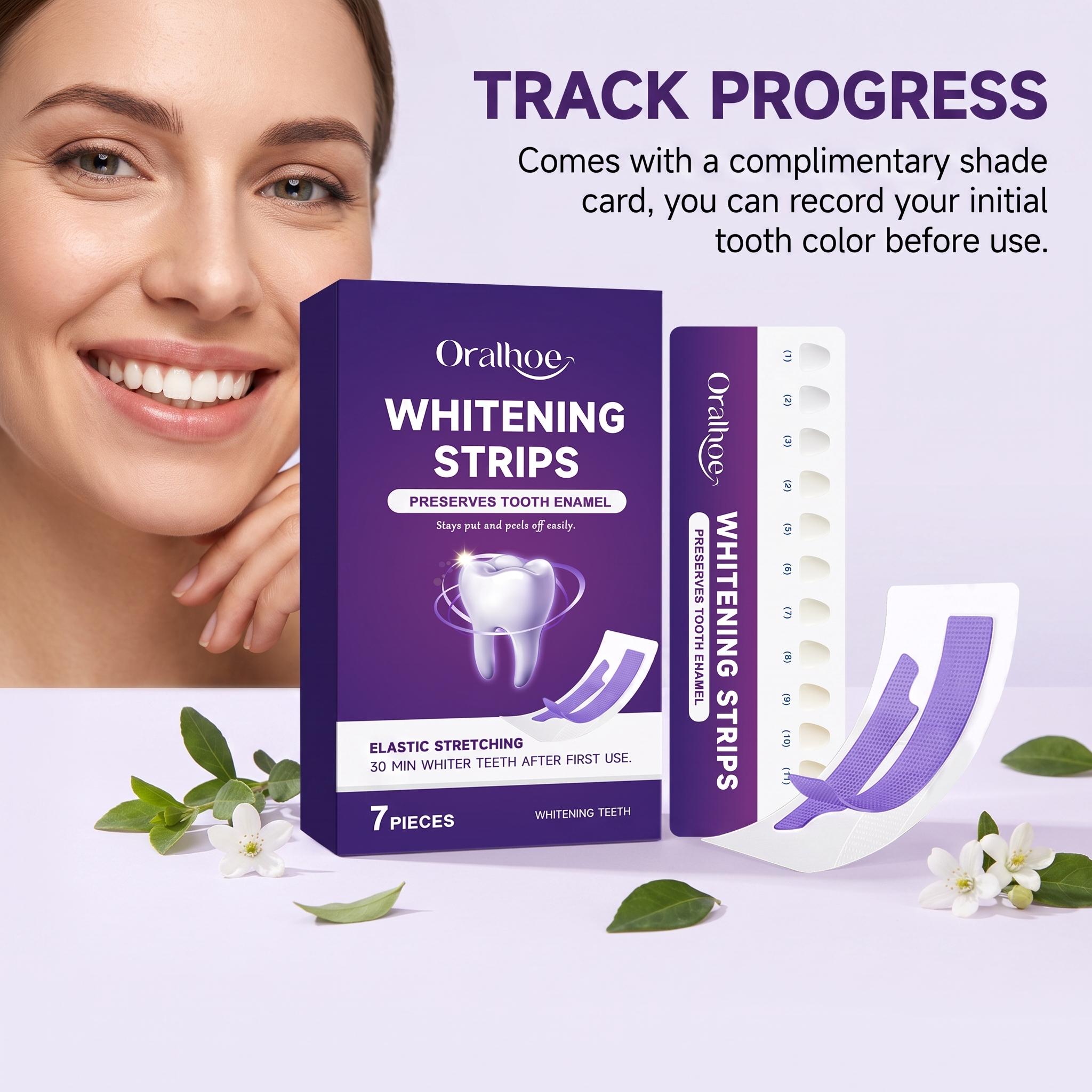 Tiras Clareadoras de Dentes Ro - Teeth Whitening Shade Guide avaliação e preço