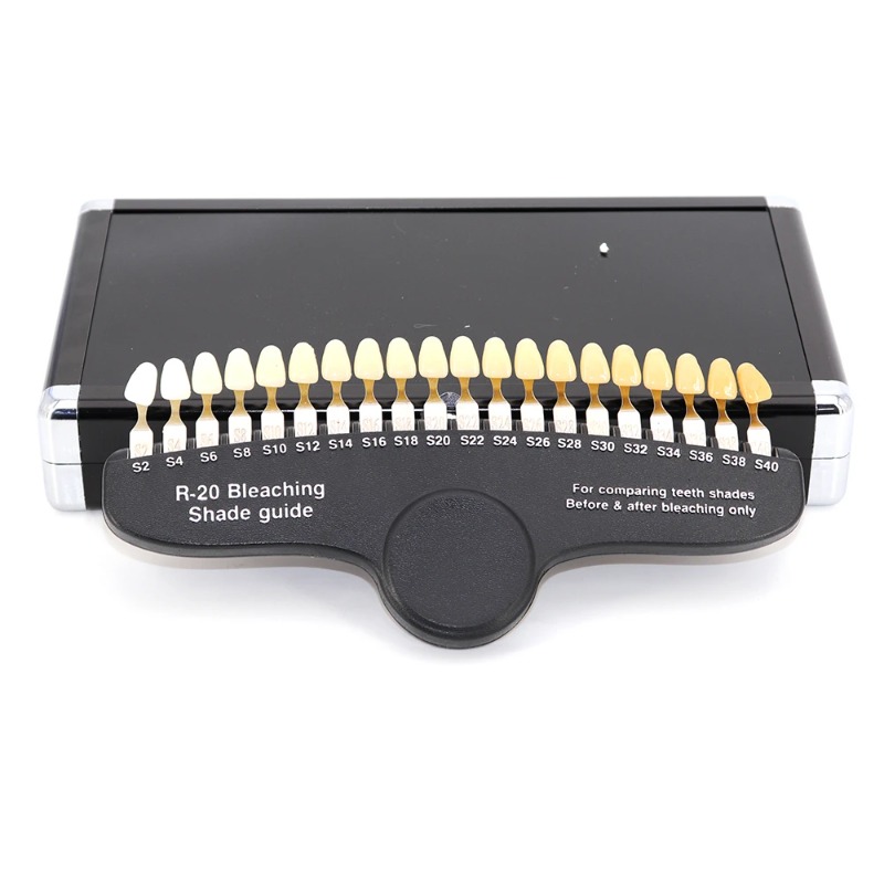 20/27 cores 3d laboratório den - Teeth Whitening Shade Guide avaliação e preço